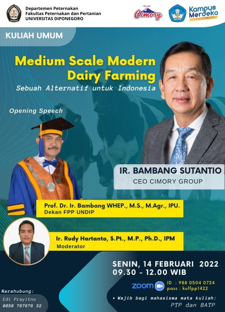 Medium Scale Modern Dairy Farming Sebuah Alternative untuk Indonesia