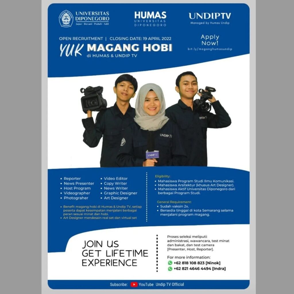 magang undip tv 2022