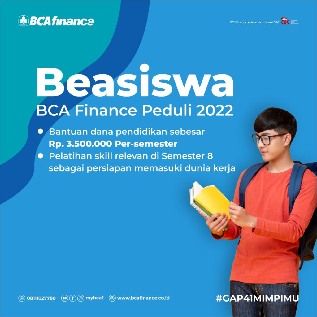 Beasiswa BCA Finance Tahap 1
