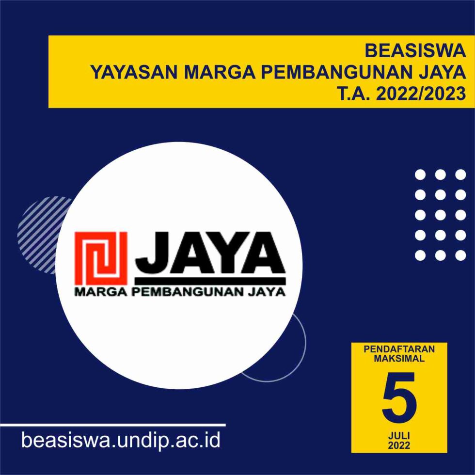 Beasiswa Marga Jaya 2022