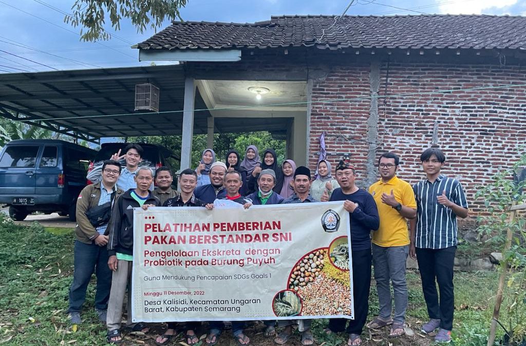 Pendampingan paguyuban ternak burung puyuh di Desa Kalisidi Kecamatan Ungaran Barat Kabupaten Semarang.