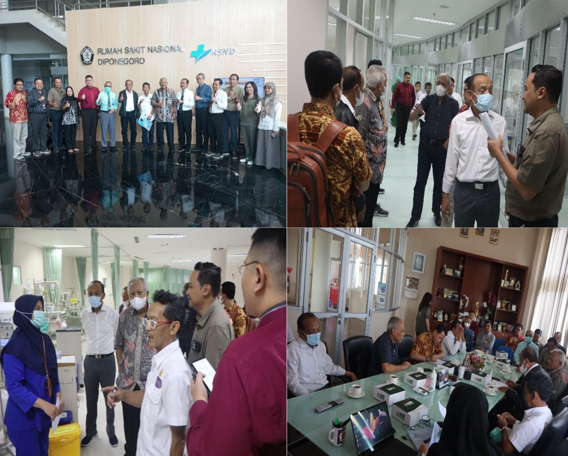 Majelis Wali Amanat Universitas Diponegoro melakukan Kunjungan Lapangan ke Rumah Sakit Nasional Diponegoro