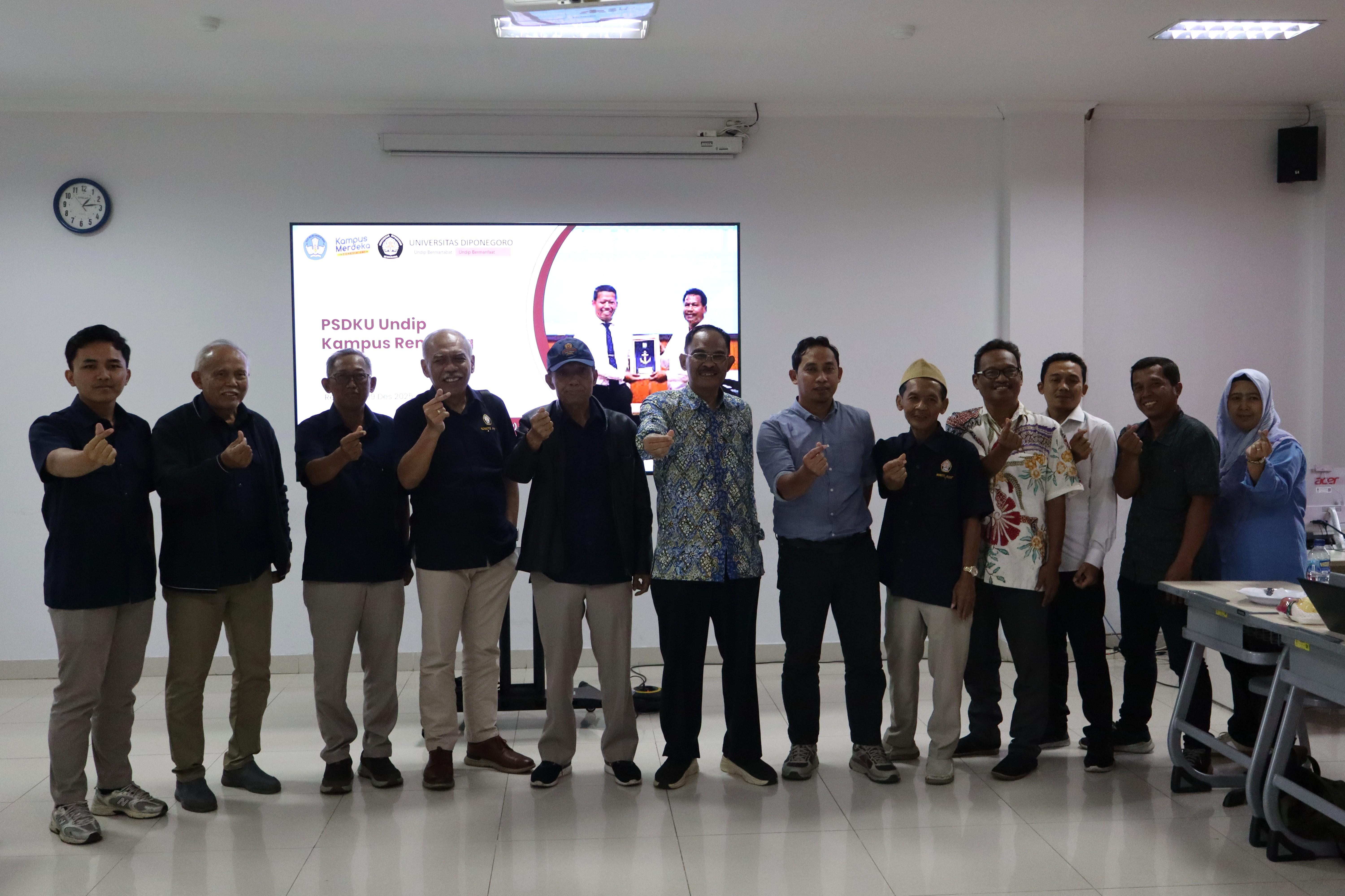 Kunjungan Kerja Majelis Wali Amanat Universitas Diponegoro ke PSDKU Kabupaten Rembang