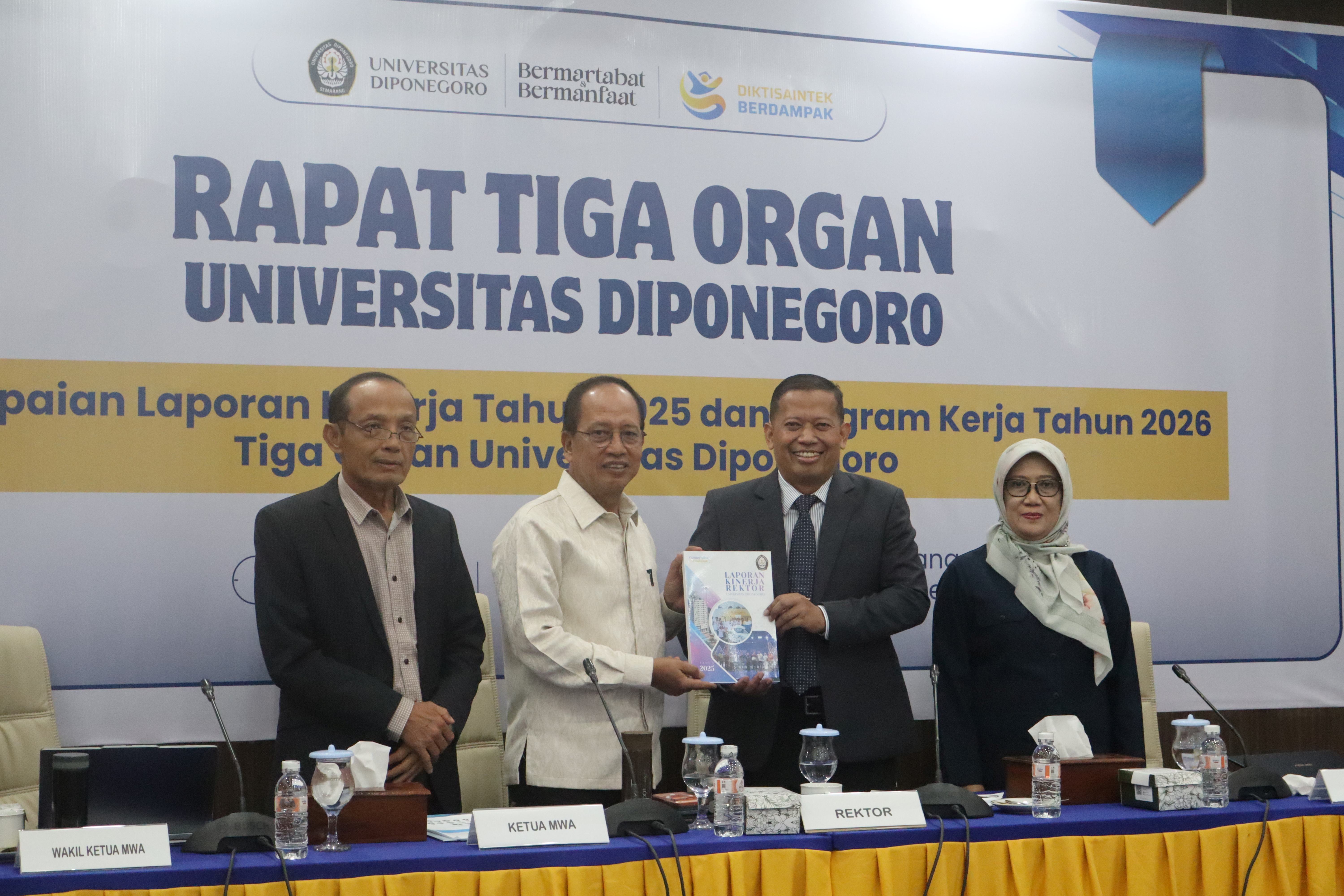 Kinerja Universitas Diponegoro Raih Penilaian “Luar Biasa” dari Ketua MWA
